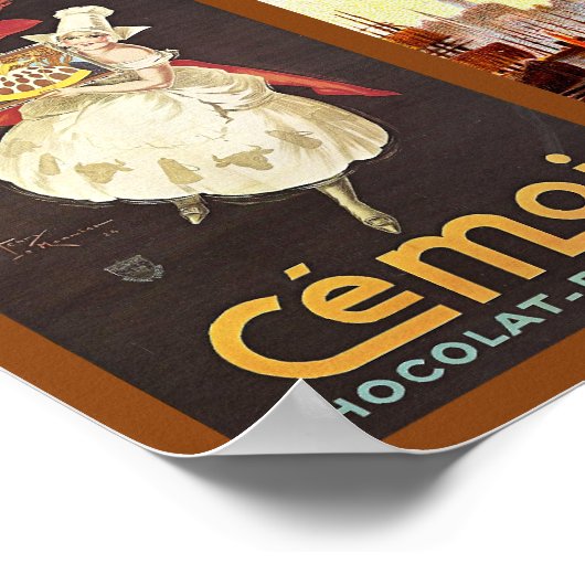 reclame voor chocolade poster (Hoek)