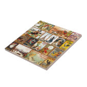  reclame voor chocolade tegeltje (Zijkant)