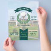 Reclame voor clubs en bedrijfsculptoeristen flyer (Hand)