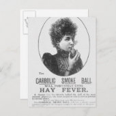 Reclame voor de CarbolBal van de Rook Briefkaart (Voorkant / Achterkant)