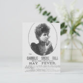 Reclame voor de CarbolBal van de Rook Briefkaart (Staand voorkant)