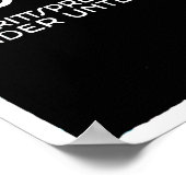  reclame voor de dierentuin van München Poster (Hoek)