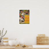 Reclame voor de "Fetes de Paris" Poster (Keuken)