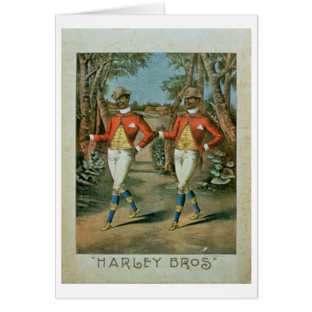 Reclame voor de "Harley Brothers" (kleur li (Voorkant)