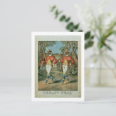 Reclame voor de "Harley Brothers" (kleur li Briefkaart (Staand voorkant)