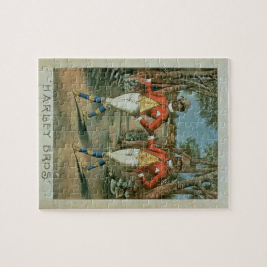 Reclame voor de "Harley Brothers" (kleur li Legpuzzel (Horizontaal)