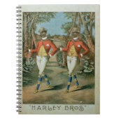 Reclame voor de "Harley Brothers" (kleur li Notitieboek (Voorkant)