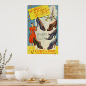  reclame voor de Mode van Parijs Poster (Keuken)