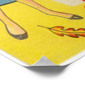  reclame voor de Mode van Parijs Poster (Hoek)