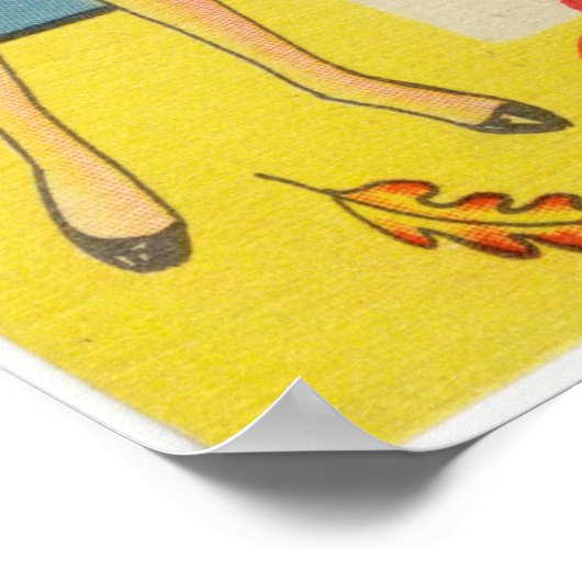  reclame voor de Mode van Parijs Poster (Hoek)