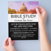 Reclame voor de Sint-Pietersbasiliek, Bijbelklas v Flyer (Hand)