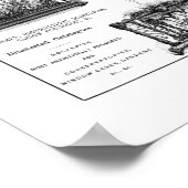 Reclame voor "Dick Radclyffe & Co." Rustische adve Poster (Hoek)