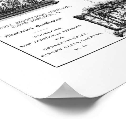 Reclame voor "Dick Radclyffe & Co." Rustische adve Poster (Hoek)