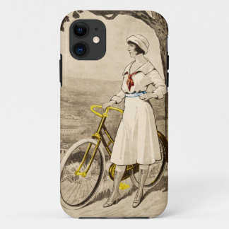 reclame voor fietsen voor vrouwen uit de jaren '2 iPhone 11 hoesje