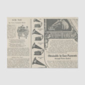  reclame voor fonografen tissuepapier (Voorkant)