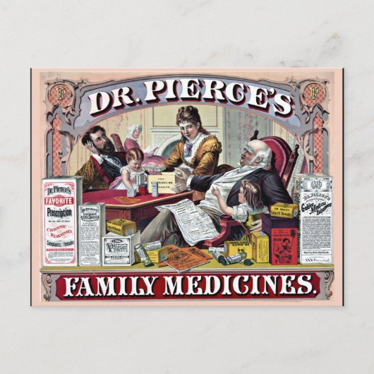  reclame voor gezinsgeneesmiddelen briefkaart (Voorkant)