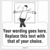 Reclame voor Glazenier Glas en Glazing Sticker (Vel)