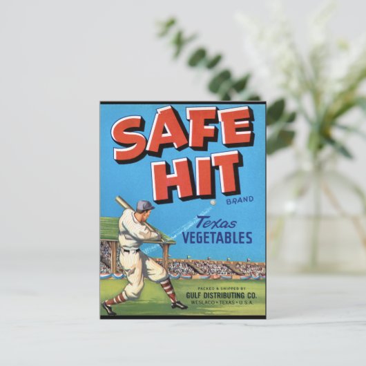  reclame voor groenten briefkaart (Staand voorkant)