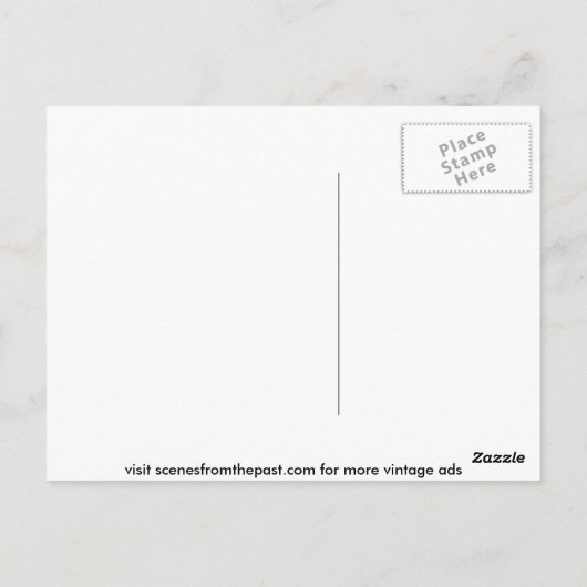  reclame voor groenten briefkaart (Achterkant)