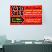 Reclame voor herbruikbare Gard Sale Garage-verkoop Spandoek (Beurs)