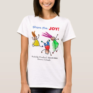 Reclame voor jonge kinderen t-shirt