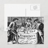 Reclame voor 'Knightly's Mild Virginia Briefkaart (Voorkant / Achterkant)