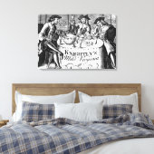 Reclame voor 'Knightly's Mild Virginia Canvas Afdruk (Insitu (Slaapkamer))