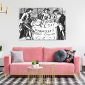 Reclame voor 'Knightly's Mild Virginia Canvas Afdruk (Insitu (Woonkamer))