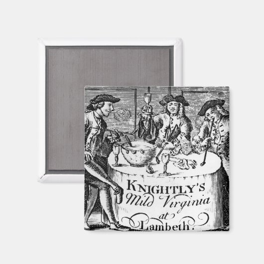 Reclame voor 'Knightly's Mild Virginia Magneet (Voorkant / Achterkant)