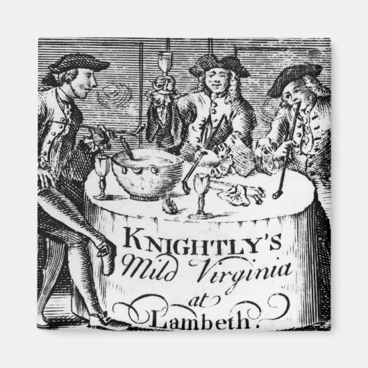 Reclame voor 'Knightly's Mild Virginia Magneet (Voorkant)