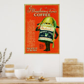 reclame voor koffie. poster (Keuken)