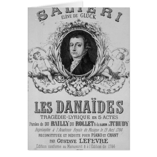 Reclame voor "Les Danaides" (Voorkant)
