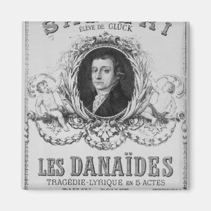 Reclame voor "Les Danaides" Magneet