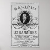 Reclame voor "Les Danaides" Poster (Voorkant)