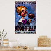  reclame voor levensmiddelen poster (Keuken)