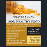 Reclame voor levertraan, reformwinkel flyer<br><div class="desc">Flyers voor levertraan, reclame voor reformwinkel door The Business Card Store.</div>