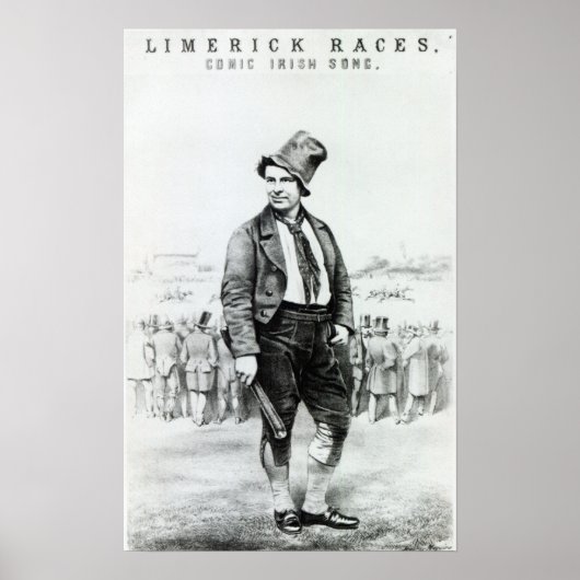 Reclame voor "Limerick Races" Poster (Voorkant)