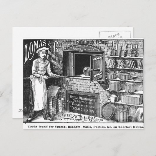 Reclame voor Lomas en Co. Briefkaart (Voorkant / Achterkant)