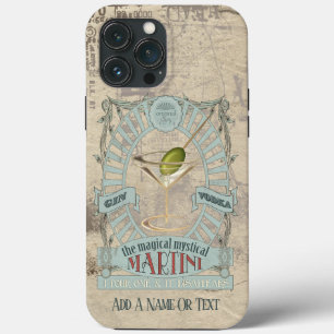 Reclame voor Martini Glas in Vintage Stijl voor Co Case-Mate iPhone Case