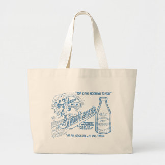  reclame voor melk grote tote bag