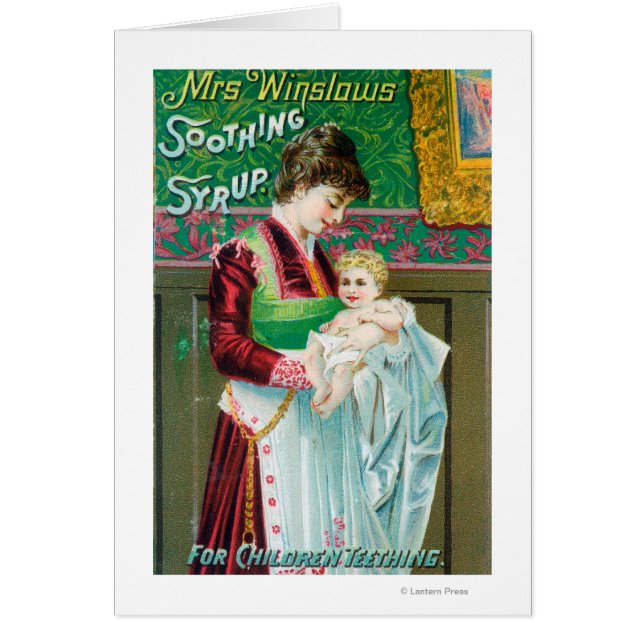Reclame voor mevrouw Winslows Soothing Syrup (Voorkant)