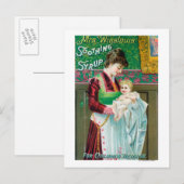Reclame voor mevrouw Winslows Soothing Syrup Briefkaart (Voorkant / Achterkant)