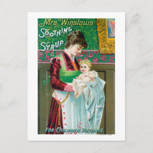 Reclame voor mevrouw Winslows Soothing Syrup Briefkaart