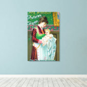 Reclame voor mevrouw Winslows Soothing Syrup Canvas Afdruk (Insitu (Houten vloer))
