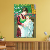 Reclame voor mevrouw Winslows Soothing Syrup Canvas Afdruk (Insitu (Woonkamer))