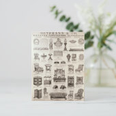 Reclame voor Oetzmann & Co. Briefkaart (Staand voorkant)