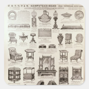 Reclame voor Oetzmann & Co. Vierkante Sticker