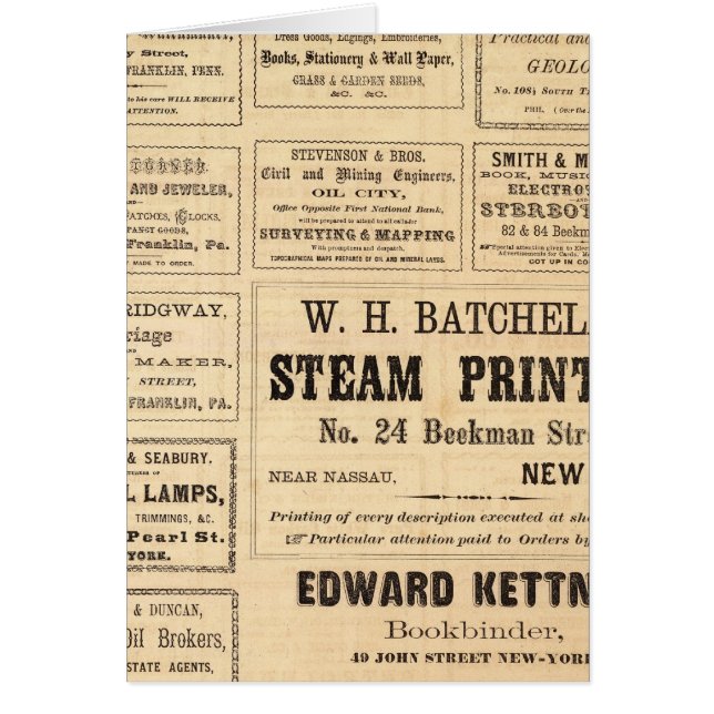 Reclame voor olie (Voorkant)