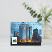 Reclame voor onroerend goed voor onroerend goed in briefkaart (Staand voorkant)