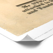 Reclame voor panter- en Beren-vluchten (1293A) Poster (Hoek)